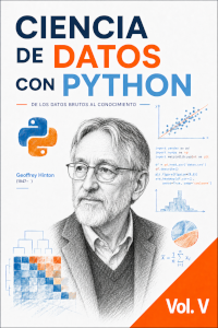 Portada de Ciencia de Datos con Python · Volumen V
